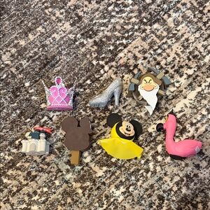 Disney Parks Antenna Topper Lot Retired! Ponchos, Ice Cream, Castle, Cinderella